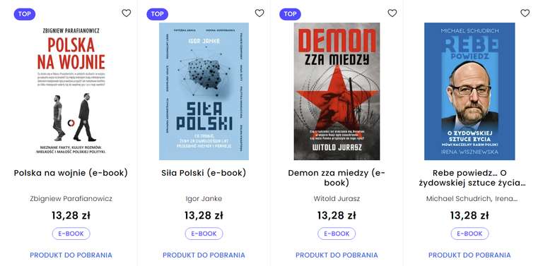 Ebooki wydawnictwa Czerwone i Czarne ok. 64% taniej od "cen okładkowych" na swiatksiazki.pl