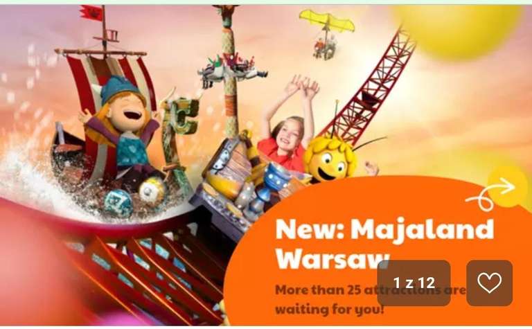 Całodzienny bilet do Majaland Góraszka (Warszawa) dla 1 osoby (powyżej 1m)