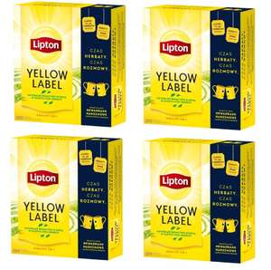 Herbata Lipton Yellow Label 11,73 zl za 100 szt przy zakupie 800 szt