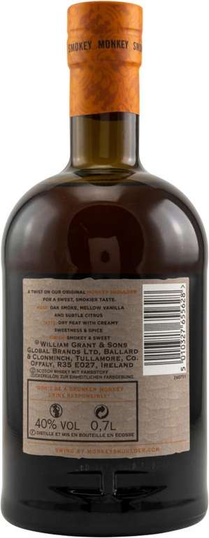 Whisky Monkey Shoulder Smokey Monkey 0,7 L | 40%