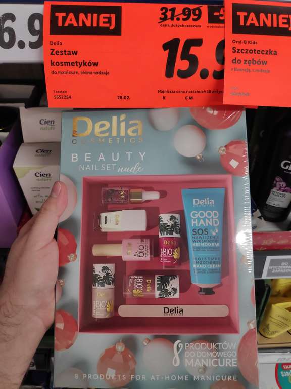 Zestaw kosmetyków do manicure Delia Cosmetics Beauty Nail Set Nude - Lidl