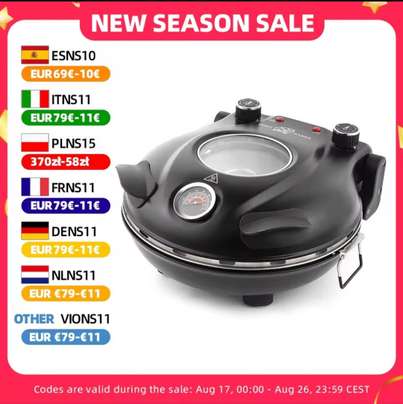 Piec do pizzy KLAIF 420 ℃ 1200 W - 30,94€ (możliwe 27.94€ z...