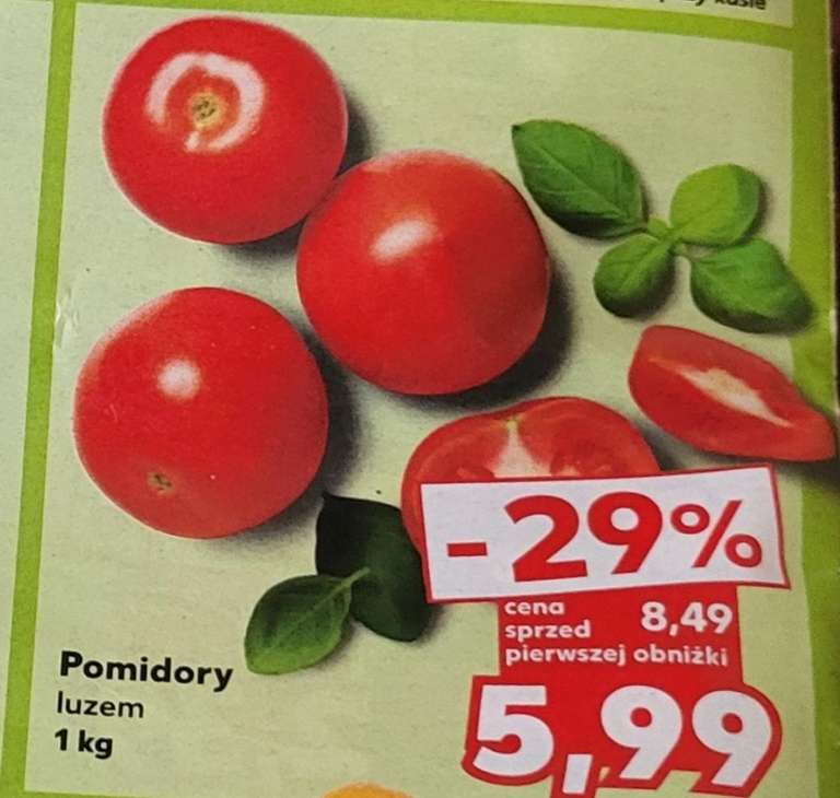 Pomidory luzem 1 kg
