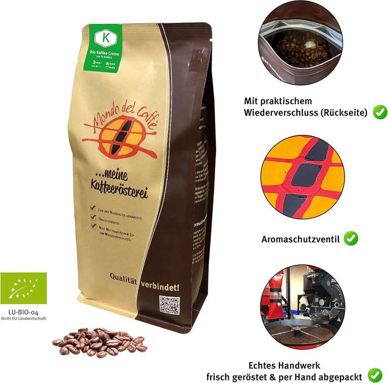 Bio Caffè Creme Premium Bio kawa 1 kg