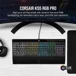 Klawiatura przewodowa Corsair K55 RGB Pro
