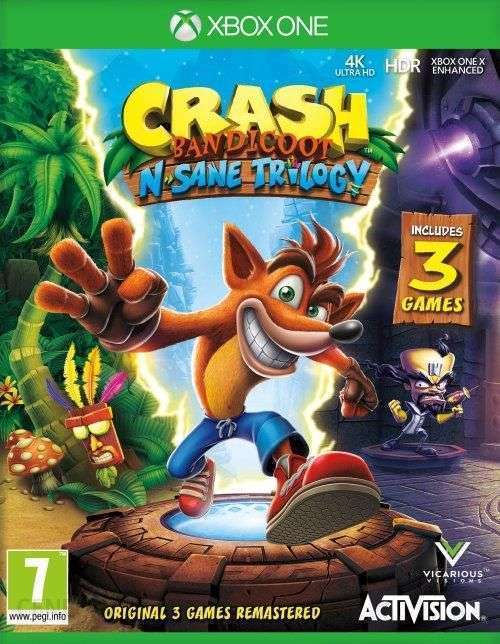 Crash Bandicoot N. Sane Trilogy XBOX LIVE Key ARGENTINA VPN @ Xbox One