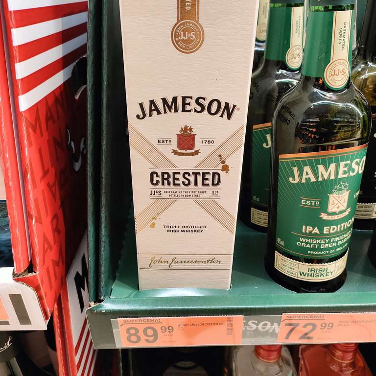 Jameson Crested 0,7l whiskey, whisky irlandzka