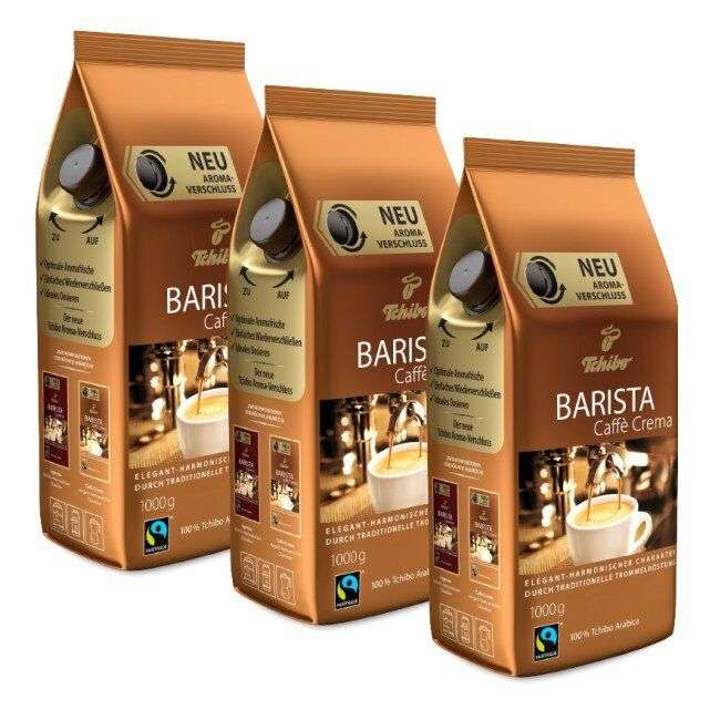Kawa ziarnista TCHIBO Barista Caffe crema 3 x 1 kg