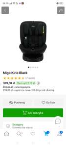 Fotelik samochodowy Migo kirio black obrotowy 360