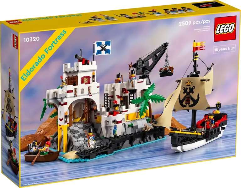 LEGO Icons Twierdza Eldorado 2509 części (10320)