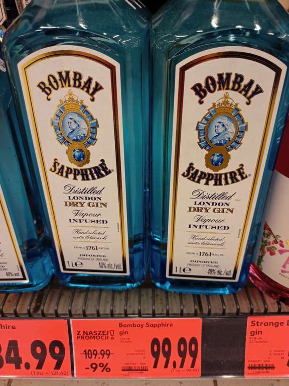 Bombay Saphphire gin 1l - Kaufland Świdnik