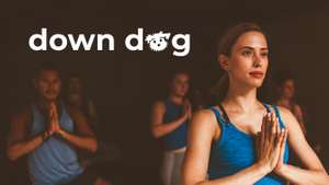 Down Dog aplikacja do medytacji, jogi (w języku angielskim), możliwość darmowego korzystania dla uczniów, studentów, nauczycieli
