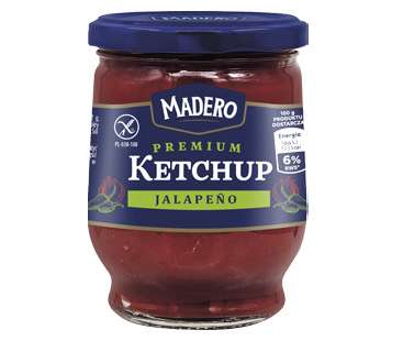 Ketchup Madero Premium z Jalapeño 300g (cena przy zakupie 3 z kartą MB) @Biedronka