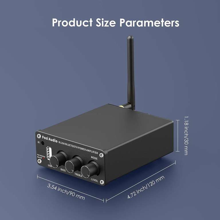 Fosi Audio BL20A 200W Bluetooth 5.0