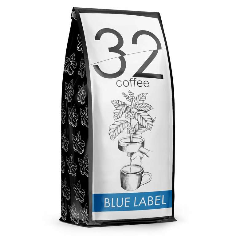 Kawa ziarnista Blue Orca Coffee 32 COFFEE BLUE LABEL 1000 g @allegro - Smart Okazja