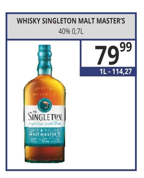 Whisky SINGLETON MALT MASTER'S SELECTION 40% 0,7 @Drinks