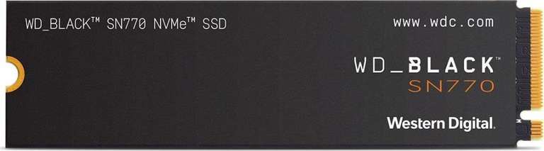 Dysk SSD WD Black SN770 1TB M.2 2280 PCI-E x4 Gen4 NVMe