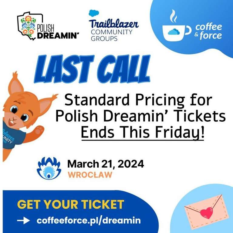 Konferencja o Salesforce - Polish Dreamin '24 - bilety 30% taniej