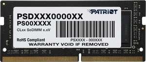 Błąd Cenowy. PATRIOT Pamięć RAM DDR4 4GB 2666 Mhz CL19 SODIMM