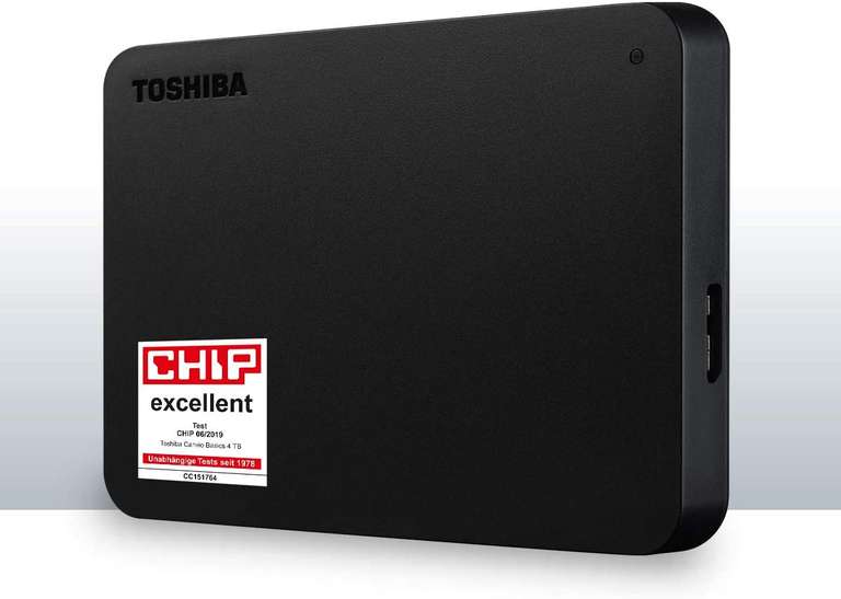 Dysk przenośny HDD Toshiba Canvio Basics 4TB USB 3.0, 5400RPM (na Amazon i w Eurocom)