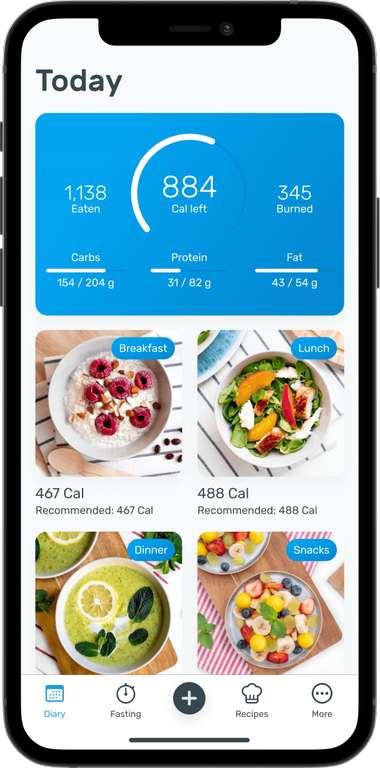 Aplikacja dietetyczna Yazio 3 miesiące za 0,99$