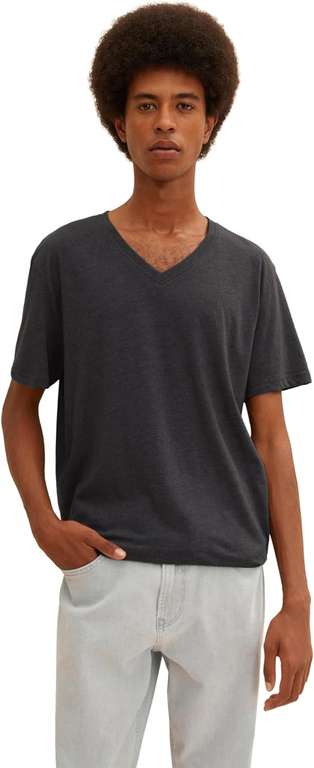 Tom Tailor - dwie koszulki męskie basic dark grey (XL oraz XXL)