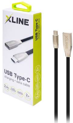 Kabel XLINE USB - USB Typ C 2 m Czarny