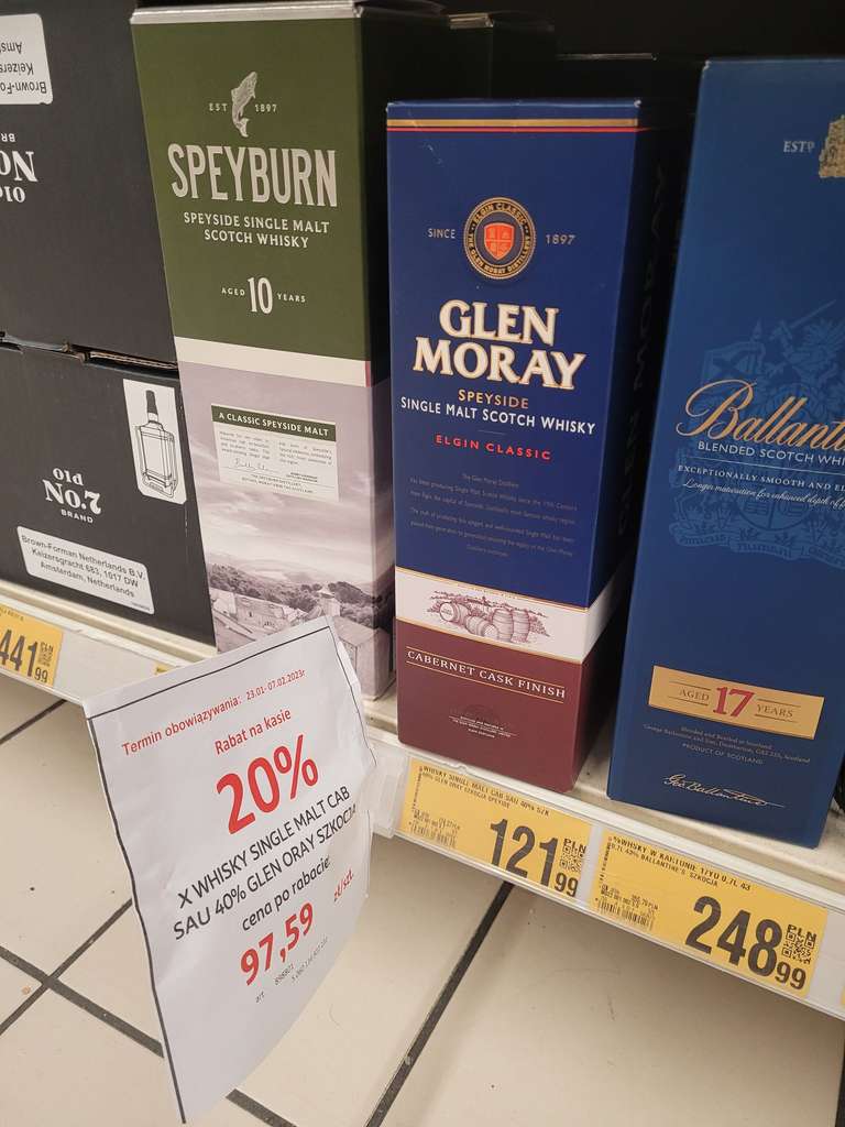 Whisky Glen Moray Cabernet Cask Finish