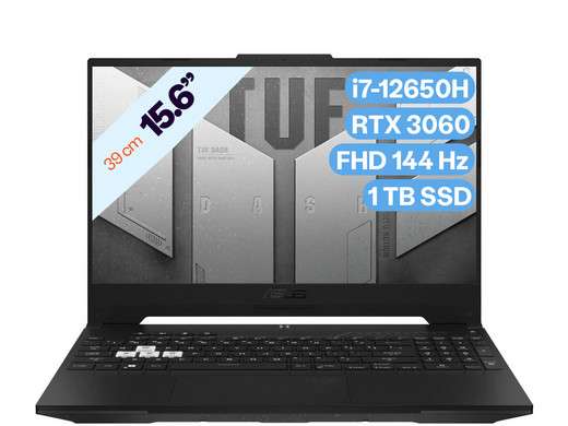 Laptop Asus TUF Dash F15 (2022) | 15,6" | 16 GB | 1 TB