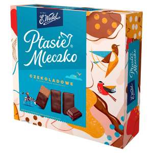 E. Wedel Ptasie Mleczko - czekoladowe w czekoladzie deserowej, 340g