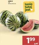 Polski pomidor malinowy 4,99zł/kg; arbuz 1,99zł/kg (arbuz w dniach 24-26.06)