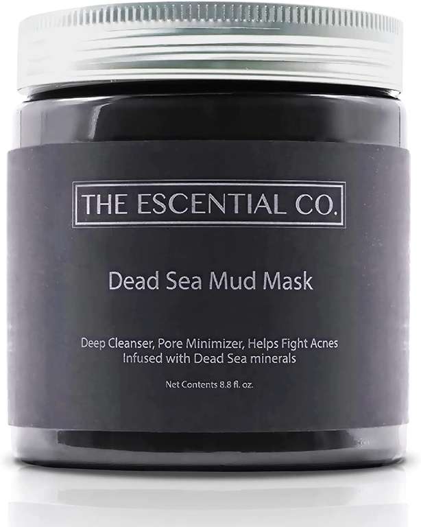 The Escential Co. maska z Morza Martwego 250 g – maseczka błotna dla K i M