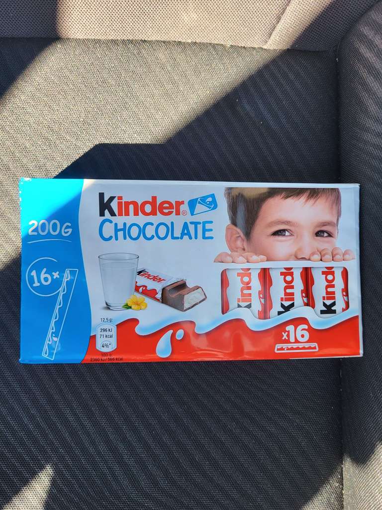 Kinder chocolate 200g - biedronka