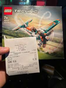 Lego Technic 42117 Samolot Wyścigowy Rossmann