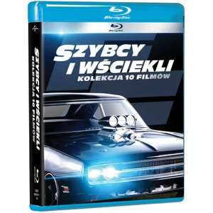 Szybcy i wściekli - Pakiet 10 filmów (Blu-ray, PL) MOŻLIWE 212,31 ZŁ