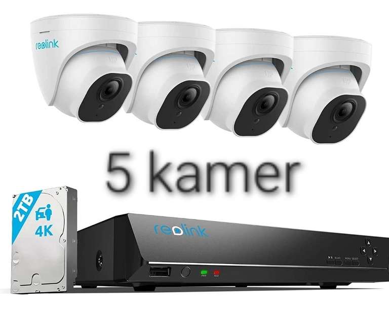 Reolink zestaw kamer monitoringu 4K - 5 x 8 MP PoE IP (OPIS!)