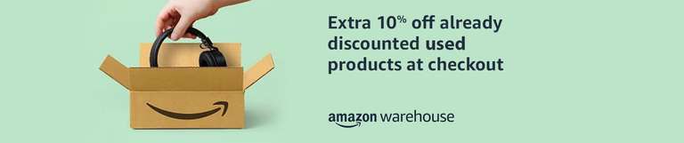 Amazon Warehouse Deals 10% zniżki DE FR ES IT UK, od 25.11 20% zniżki.