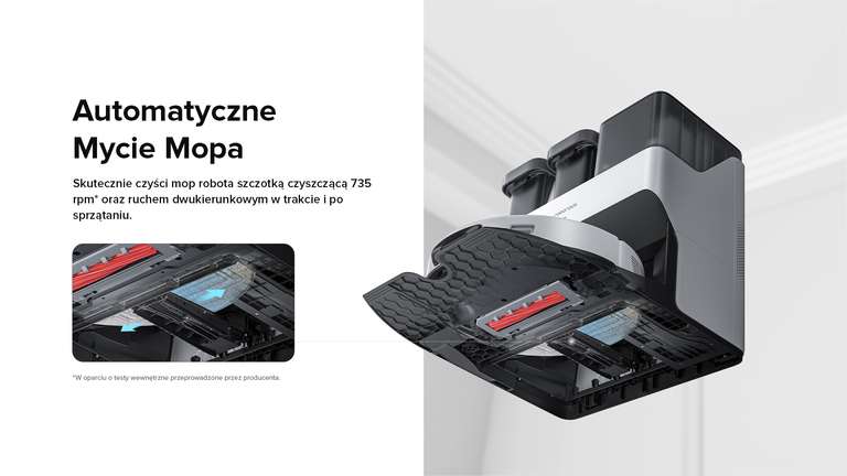 Premiera: Roborock S7 Max Ultra (5500 Pa, suszenie mopa ciepłym powietrzem, LiDAR PreciSense) @ Geekbuying.pl
