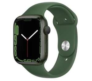 Apple Watch 7 41/Green Aluminum/Clover Sport GPS