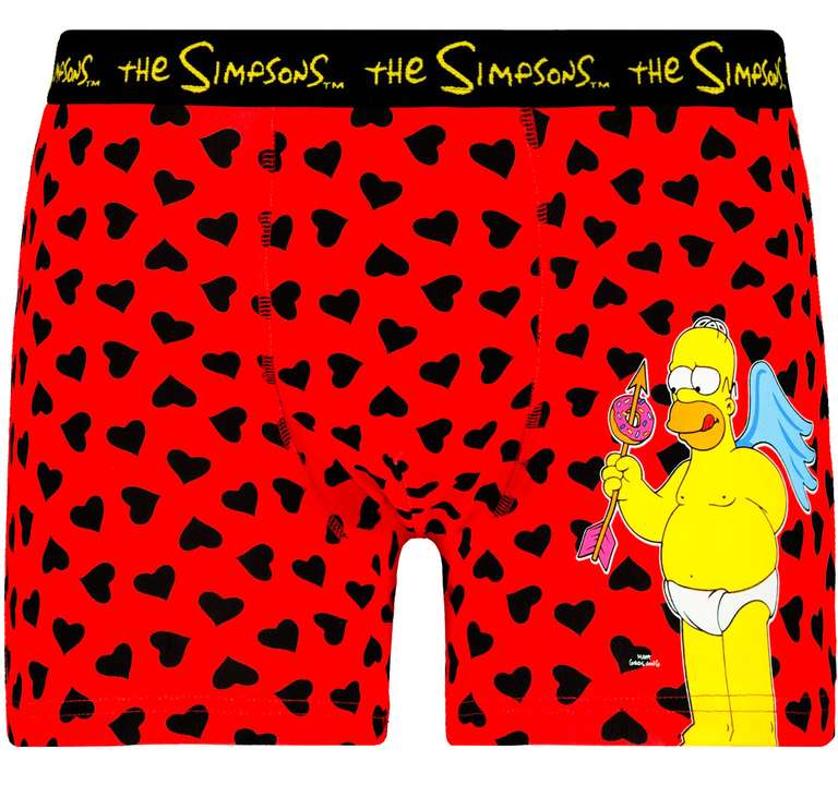Męskie bokserki z motywem The Simpsons