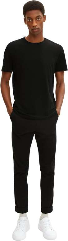 TOM TAILOR Męskie T-shirt Basic w dwupaku @amazon
