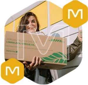 Do +25 Monet za skorzystanie z dostawy do sieci automatów DHL POP BOX (MWZ 20 zł) @ Allegro