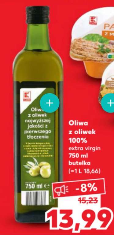 Oliwa z oliwek 100% extra virgin 750ml/butelka
