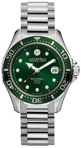 Zielony lub brązowy Zegarek Roamer Rockshell Mark III Automatic - Szafir z AR, ceramika, 7 LAT gwarancji