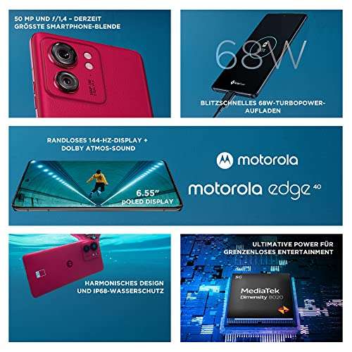 Smartfon Motorola edge 40 8/256gb €434,11
