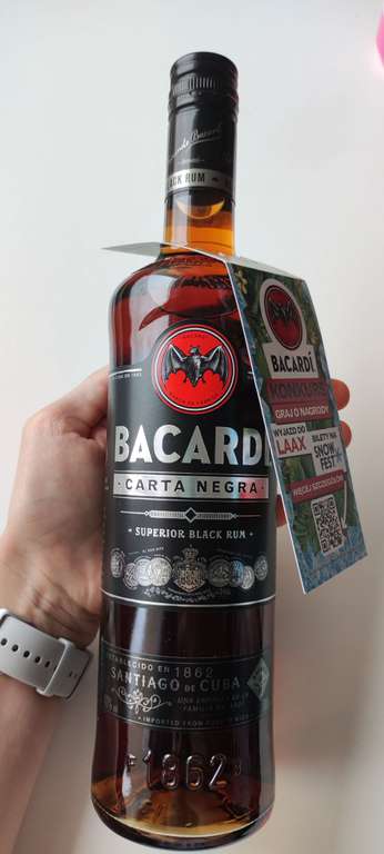 Rum Bacardi Carta Negra 0,7L w Biedronce
