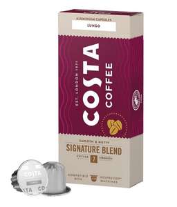 Kawa w kapsułkach (10szt.)do Nespresso Costa Coffee Lungo Signature Blend