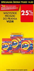 Wszystkie proszki Vizir -25% (26,24zł za 2,42kg 44prań) Proszek do prania