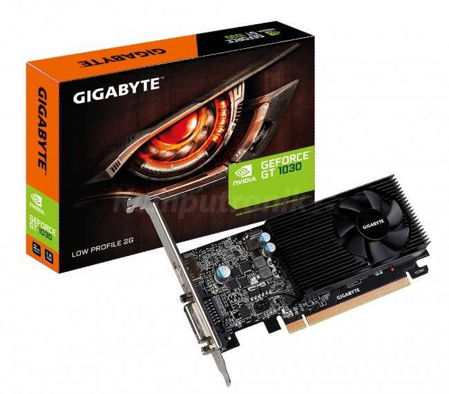 Karta graficzna GIGABYTE GeForce GT 1030 2GB GDDR5 64BIT PCI-e/HDMI/DVI GV-N1030D5-2GL