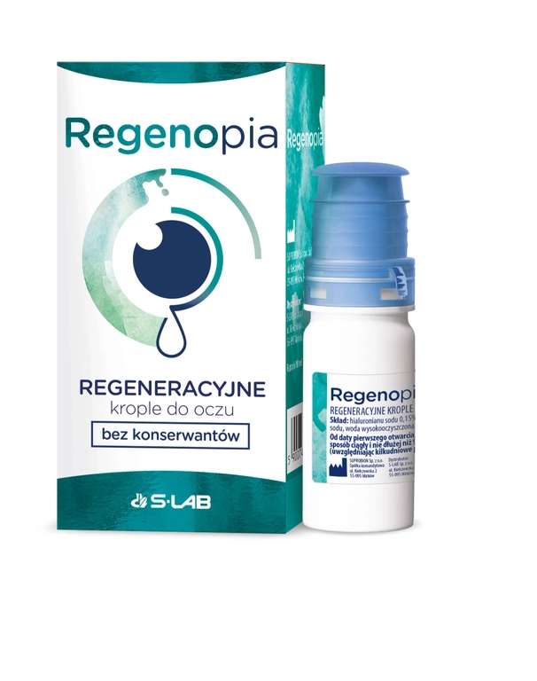 Regeneracyjne krople do oczu: Regenopia, zamiennik "Thealoz Duo" na suche oczy itp. @Allegro